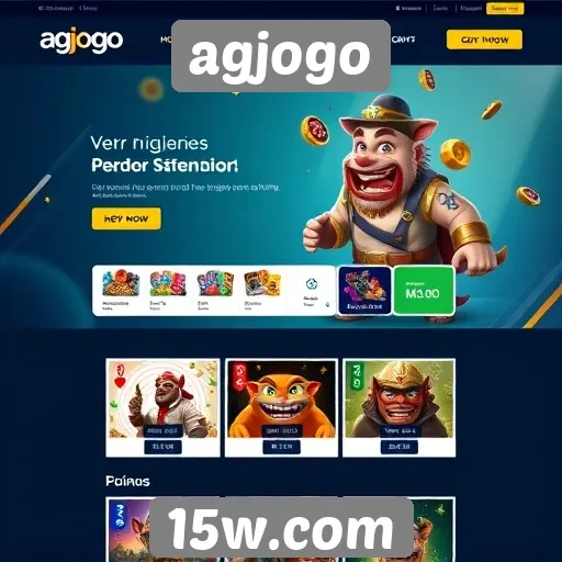 Análise do design e interface do site agjogo